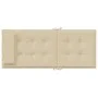 Cojines de silla con respaldo alto 6 uds tela Oxford beige by vidaXL, Cushions for chairs and sofas - Ref: Foro24-361885, Pri...
