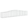 Gabionenkörbe 5 Stk. Bogenform Eisen 400x50x60/80 cm von vidaXL, Töpfe und Pflanzgefäße - Ref: Foro24-3145933, Preis: 635,52 ...