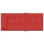 Cojines de silla con respaldo alto 4 uds tela Oxford rojo by vidaXL, Cushions for chairs and sofas - Ref: Foro24-361893, Pric...