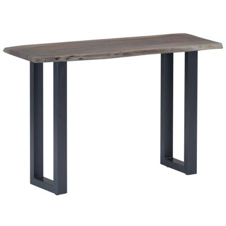 Mesa consola 115x35x76 cm madera maciza de acacia y hierro gris en Mesas auxiliares | Comprar online en Foro24
