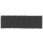 Cojines para tumbona 2 uds tela Oxford negro de vidaXL, Cojines para sillas y sofás - Ref: Foro24-361991, Precio: 63,59 €