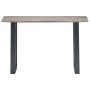 Mesa consola 115x35x76 cm madera maciza de acacia y hierro gris en Mesas auxiliares | Comprar online en Foro24