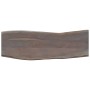 Mesa consola 115x35x76 cm madera maciza de acacia y hierro gris