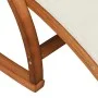 Rocking chair in white textilene and solid poplar wood by vidaXL, Loungers - Ref: Foro24-363471, Price: 176,13 €, Discount: %