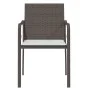 Garden chairs and cushions 2 pcs brown synthetic rattan 56x59x84cm by vidaXL, Garden chairs - Ref: Foro24-364093, Price: 97,6...