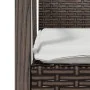 Sillas jardín cojines 2 uds ratán sintético marrón 56,5x57x83cm de vidaXL, Sillas de jardín - Ref: Foro24-364095, Precio: 131...