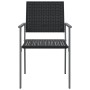 Gartenstühle 2 Stück schwarzes synthetisches Rattan 54x62,5x89 cm von vidaXL, Gartenstühle - Ref: Foro24-364098, Preis: 85,46...
