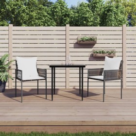 Garden chairs and cushions 2 pcs brown synthetic rattan 54x61x83cm by vidaXL, Garden chairs - Ref: Foro24-364100, Price: 140,...