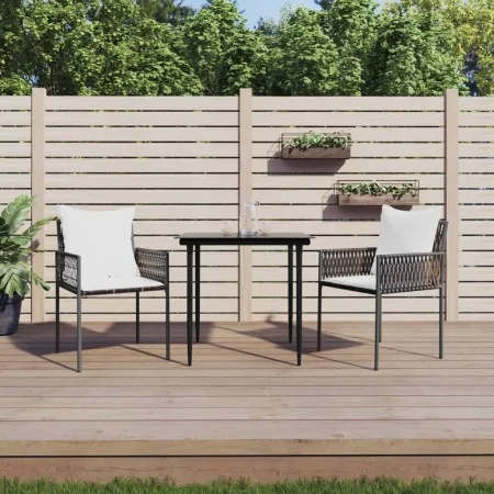 Garden chairs and cushions 2 pcs brown synthetic rattan 54x61x83cm by vidaXL, Garden chairs - Ref: Foro24-364100, Price: 143,...