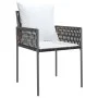Garden chairs and cushions 2 pcs brown synthetic rattan 54x61x83cm by vidaXL, Garden chairs - Ref: Foro24-364100, Price: 143,...