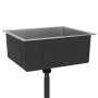 Fregadero de cocina hecho a mano acero inoxidable de vidaXL, Fregaderos - Ref: Foro24-51502, Precio: 91,46 €, Descuento: %