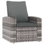 Gartensessel mit synthetischen Rattankissen grau von vidaXL, Gartenstühle - Ref: Foro24-364104, Preis: 205,32 €, Rabatt: %