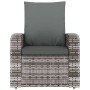 Reclining garden armchair with gray synthetic rattan cushions by vidaXL, Garden chairs - Ref: Foro24-364104, Price: 205,32 €,...