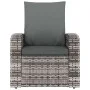 Reclining garden armchair with gray synthetic rattan cushions by vidaXL, Garden chairs - Ref: Foro24-364104, Price: 204,82 €,...