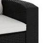 Garden recliner with black synthetic rattan cushions by vidaXL, Garden chairs - Ref: Foro24-364105, Price: 177,20 €, Discount: %