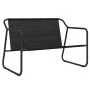 2-Sitzer Gartenbank Stahl mit anthrazitgrauem Kissen von vidaXL, Gartenbänke - Ref: Foro24-364106, Preis: 86,06 €, Rabatt: %