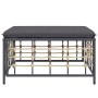 Garden stool with dark gray synthetic rattan cushion by vidaXL, Modular outdoor sofas - Ref: Foro24-364136, Price: 45,63 €, D...