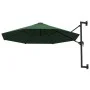 Wandschirm mit Metallstange 300 cm grün von vidaXL, Sonnenschirme - Ref: Foro24-44864, Preis: 94,44 €, Rabatt: %