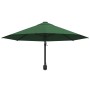Sombrilla de pared con barra de metal 300 cm verde de vidaXL, Sombrillas - Ref: Foro24-44864, Precio: 80,11 €, Descuento: %