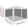 Folding celebration tent with 4 mesh walls 4x3 m by vidaXL, Tents and gazebos - Ref: Foro24-45109, Price: 93,30 €, Discount: %