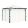 Gazebo with cream aluminum curtain 300x300 cm by vidaXL, Tents and gazebos - Ref: Foro24-48042, Price: 474,47 €, Discount: %