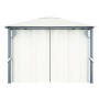 Cenador con cortina color crema aluminio 300x300 cm de vidaXL, Carpas y cenadores - Ref: Foro24-48042, Precio: 469,50 €, Desc...
