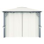 Gazebo with cream aluminum curtain 400x300 cm by vidaXL, Tents and gazebos - Ref: Foro24-48044, Price: 490,03 €, Discount: %