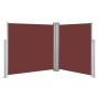 Retractable brown side awning 100x600 cm by vidaXL, Umbrellas - Ref: Foro24-48445, Price: 86,10 €, Discount: %