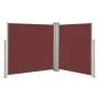 Retractable brown side awning 100x600 cm by vidaXL, Umbrellas - Ref: Foro24-48445, Price: 84,77 €, Discount: %