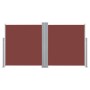 Retractable brown side awning 100x600 cm by vidaXL, Umbrellas - Ref: Foro24-48445, Price: 86,10 €, Discount: %