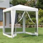 Tent for celebrations with 4 white mesh walls 2x2 m by vidaXL, Tents and gazebos - Ref: Foro24-48520, Price: 76,06 €, Discoun...