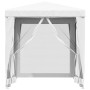 Tent for celebrations with 4 white mesh walls 2x2 m by vidaXL, Tents and gazebos - Ref: Foro24-48520, Price: 76,06 €, Discoun...