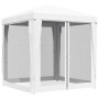 Tent for celebrations with 4 white mesh walls 2x2 m by vidaXL, Tents and gazebos - Ref: Foro24-48520, Price: 76,06 €, Discoun...