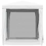 Tent for celebrations with 4 white mesh walls 2x2 m by vidaXL, Tents and gazebos - Ref: Foro24-48520, Price: 75,84 €, Discoun...