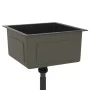 Fregadero hecho a mano acero inoxidable negro de vidaXL, Fregaderos - Ref: Foro24-51501, Precio: 100,68 €, Descuento: %