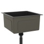 Handgefertigte Spüle aus schwarzem Edelstahl von vidaXL, Sinkt - Ref: Foro24-51501, Preis: 125,02 €, Rabatt: %