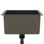 Handgefertigte Spüle aus schwarzem Edelstahl von vidaXL, Sinkt - Ref: Foro24-51501, Preis: 125,02 €, Rabatt: %