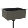 Handgefertigte Spüle aus schwarzem Edelstahl von vidaXL, Sinkt - Ref: Foro24-51503, Preis: 154,40 €, Rabatt: %