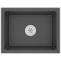 Fregadero hecho a mano acero inoxidable negro de vidaXL, Fregaderos - Ref: Foro24-51507, Precio: 80,79 €