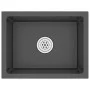 Handgefertigtes Waschbecken aus schwarzem Edelstahl von vidaXL, Sinkt - Ref: Foro24-51507, Preis: 77,08 €, Rabatt: %
