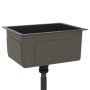 Fregadero hecho a mano acero inoxidable negro de vidaXL, Fregaderos - Ref: Foro24-51507, Precio: 80,79 €