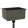 Handgefertigtes Waschbecken aus schwarzem Edelstahl von vidaXL, Sinkt - Ref: Foro24-51507, Preis: 77,08 €, Rabatt: %