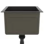 Handgefertigtes Waschbecken aus schwarzem Edelstahl von vidaXL, Sinkt - Ref: Foro24-51507, Preis: 77,08 €, Rabatt: %