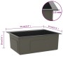 Black Stainless Steel Handmade Sink by vidaXL, Sinks - Ref: Foro24-51513, Price: 146,10 €, Discount: %