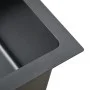 Handgefertigtes Waschbecken aus schwarzem Edelstahl von vidaXL, Sinkt - Ref: Foro24-51521, Preis: 176,76 €, Rabatt: %