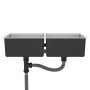 Fregadero de cocina hecho a mano acero inoxidable de vidaXL, Fregaderos - Ref: Foro24-51522, Precio: 115,26 €, Descuento: %