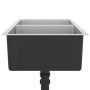 Handgefertigte Küchenspüle aus Edelstahl von vidaXL, Sinkt - Ref: Foro24-51522, Preis: 128,74 €, Rabatt: %