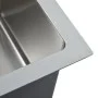 Handgefertigte Küchenspüle aus Edelstahl von vidaXL, Sinkt - Ref: Foro24-51522, Preis: 135,91 €, Rabatt: %