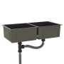 Fregadero hecho a mano acero inoxidable negro de vidaXL, Fregaderos - Ref: Foro24-51523, Precio: 129,72 €, Descuento: %