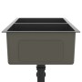 Fregadero hecho a mano acero inoxidable negro de vidaXL, Fregaderos - Ref: Foro24-51523, Precio: 129,72 €, Descuento: %